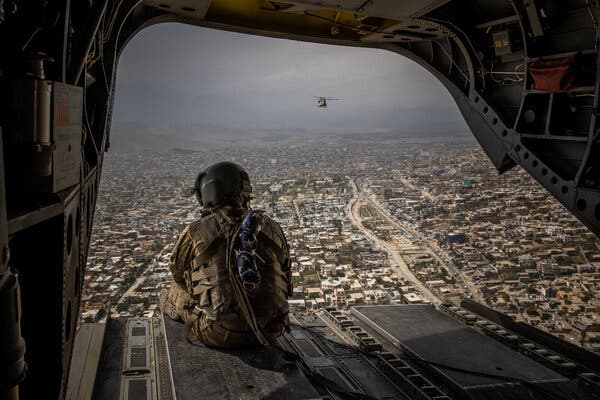 Looking down at Kabul, May 2021.